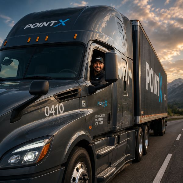 Point X truck driver