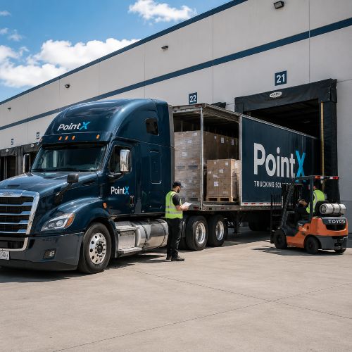 Point X trucking services